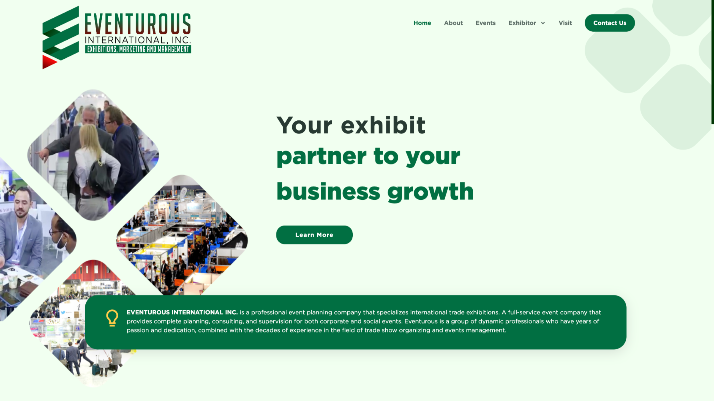 Your exhibit partner to your business growth
