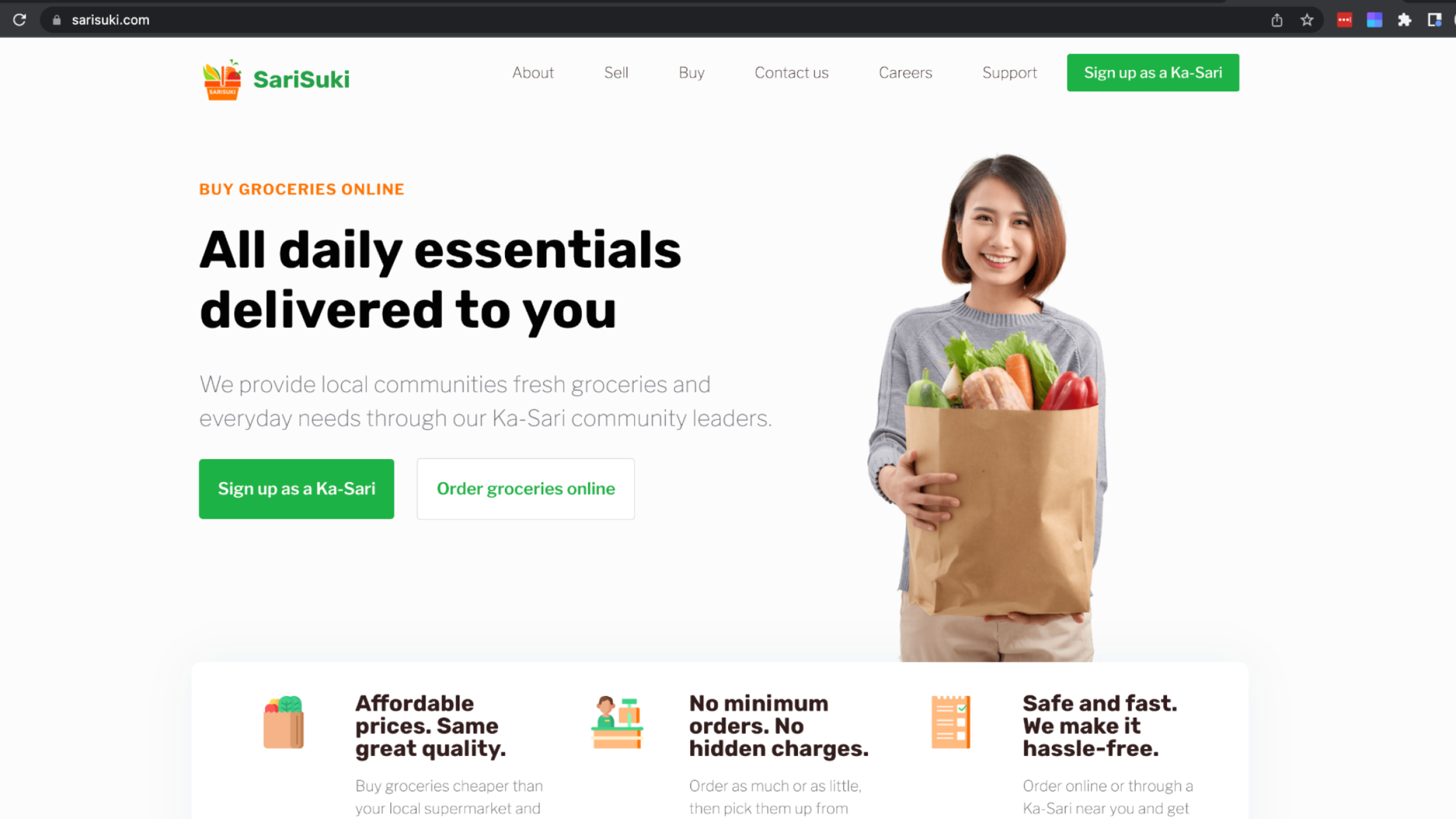 Buy groceries online. All daily essentials delivered to you.